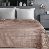 Deka NINA 150x200 flano pudrová Deka NINA 150x200 flano pudrová